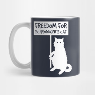 Freedom for Schrödinger's cat Mug